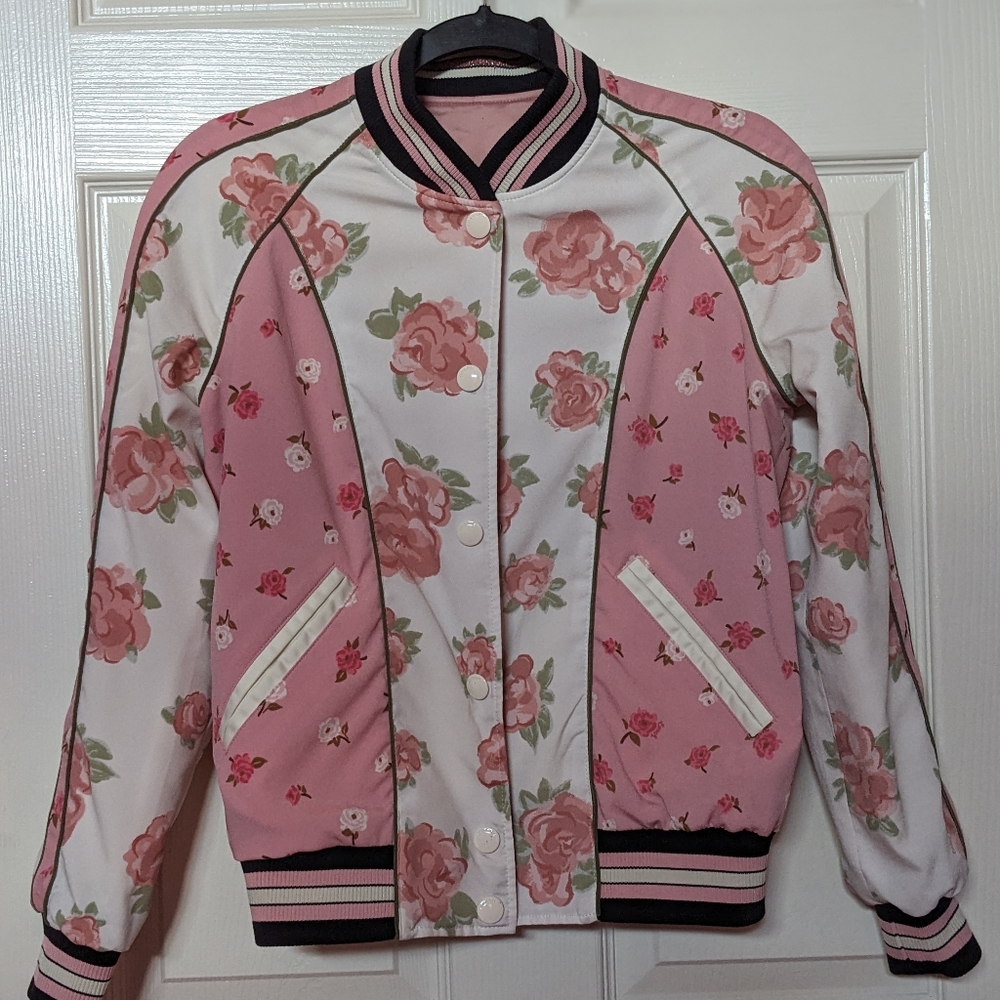 Coach Reversible Bomber Jacket, Small, EUC